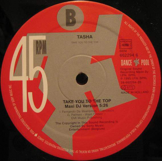 Tasha - Take You To The Top | Dance Pool (662294 6) - 3