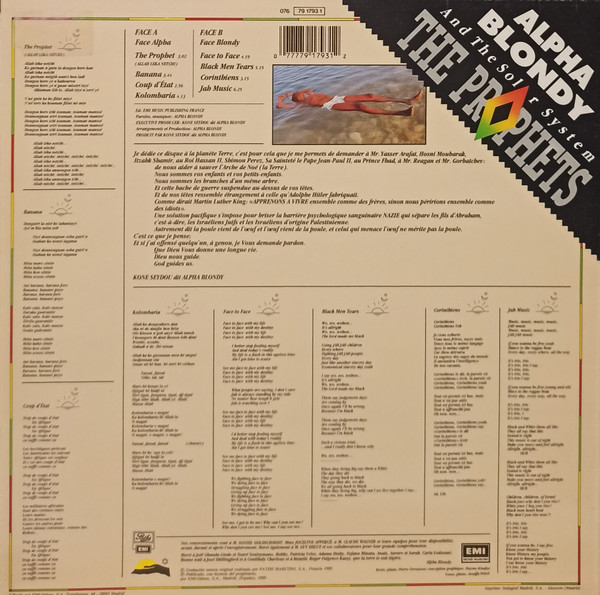 Alpha Blondy And The Solar System - The Prophets | EMI (076-7917931) - 2