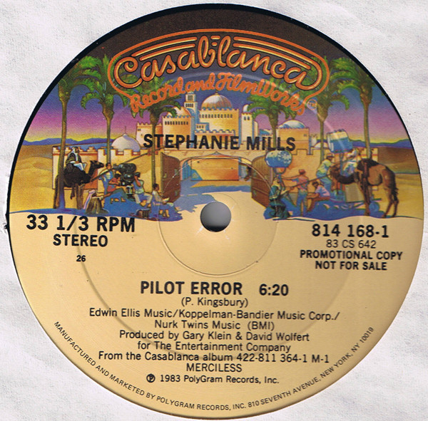 Stephanie Mills - Pilot Error | Casablanca (814 168-1) Stephanie Mills - Pilot Error | Casablanca (814 168-1)