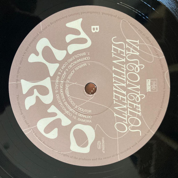 Vasconcelos Sentimento - Furto | Far Out Recordings (FARO226LP) - 4
