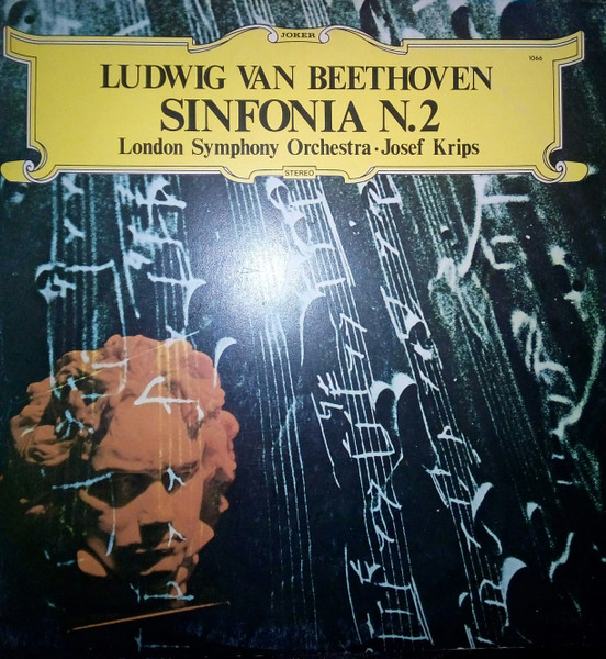 Ludwig van Beethoven • London Symphony Orchestra • Josef Krips - Sinfonia N.2 In Re Maggiore Op.36 | International Joker Production (SM1066)