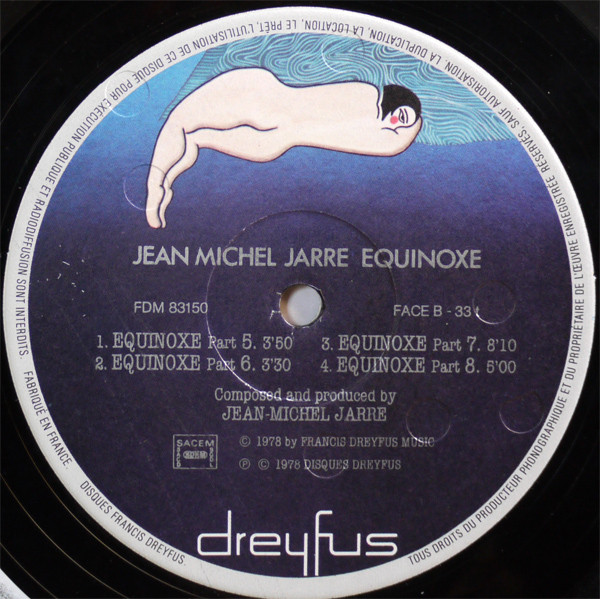 Jean-Michel Jarre - Equinoxe | Disques Dreyfus (FDM 83150) - 4