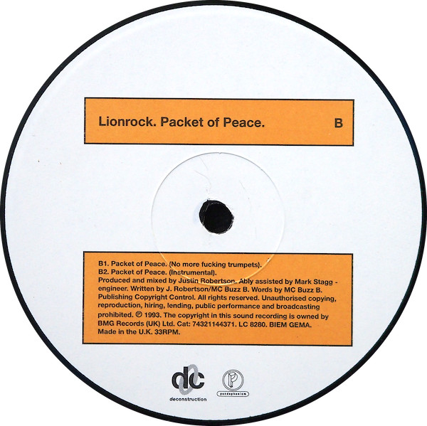 Lionrock - Packet Of Peace | Deconstruction (74321 14437 1) - 4