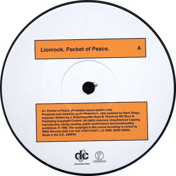 Lionrock - Packet Of Peace | Deconstruction (74321 14437 1) - 3