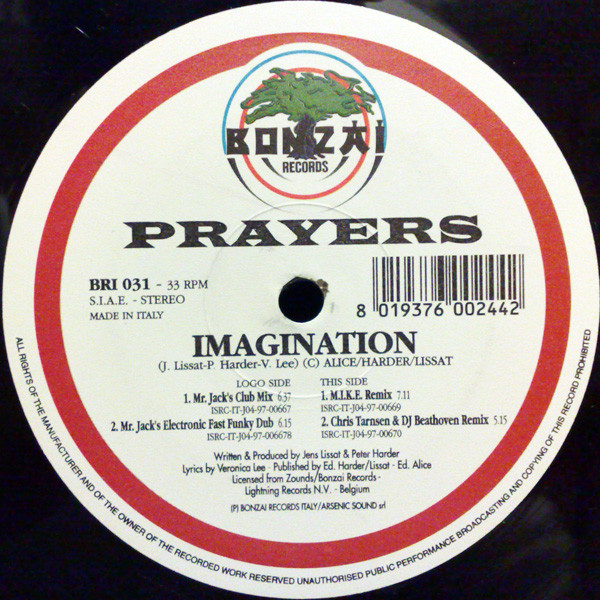 Prayers - Imagination | Bonzai Records Italy (BRI 031)