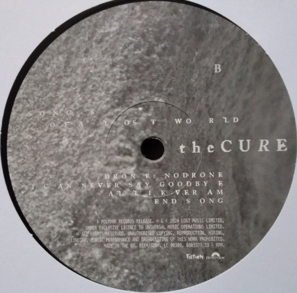 The Cure - Songs Of A Lost World | Polydor (6803377) - 4 The Cure - Songs Of A Lost World | Polydor (6803377) - 4