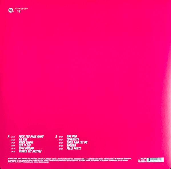 Peaches - The Teaches Of Peaches | XL Recordings (XLLP 163) - 2