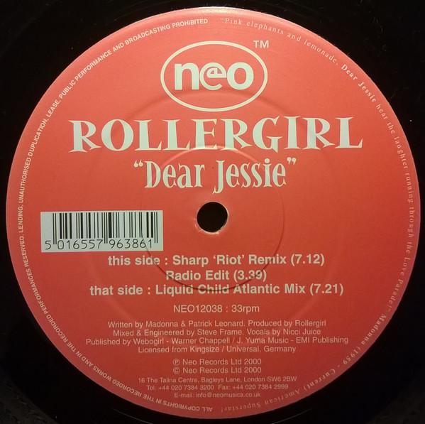Rollergirl - Dear Jessie | Neo (NEO12038) - 4
