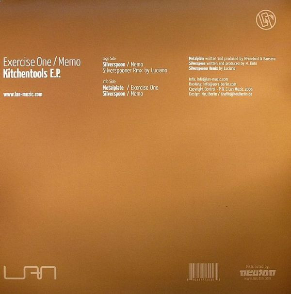 Exercise One / Memo - Kitchentools E.P. | Lan Muzic (Lan001) - 2
