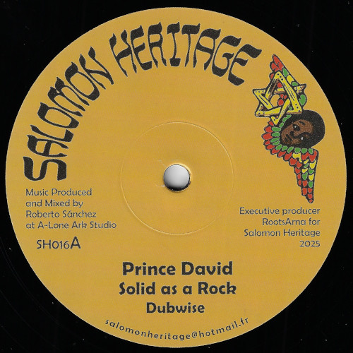 Prince David , Aba-Ariginals , I Jah Salomon - Solid As A Rock | Salomon Heritage (SH016) - main
