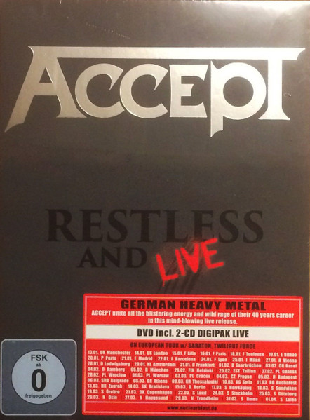 Accept - Restless And Live | Nuclear Blast (NB 3167-4) - main
