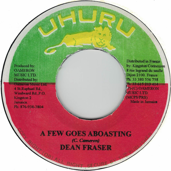 Dean Fraser - A Few Goes Boasting | Uhuru (none)