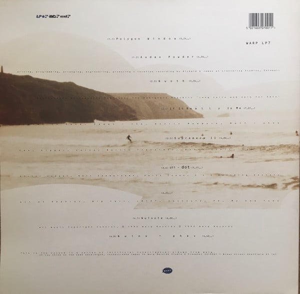 Polygon Window - Surfing On Sine Waves | Warp Records (WARP LP7) - 3