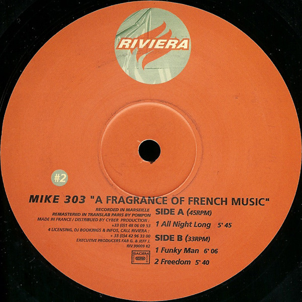 Mike 303 - A Fragrance Of French Music Volume #2 | Riviera (RIV.99009 #2) - main