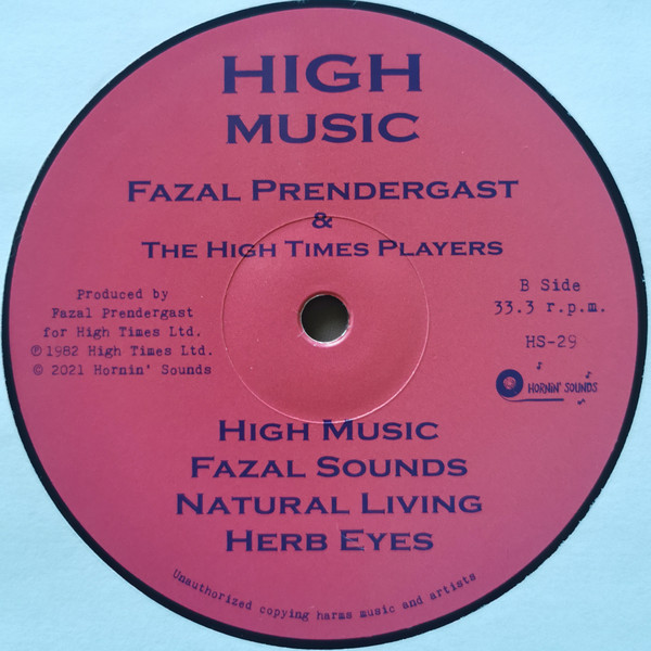 Fazal Prendergast & High Times Players - High Music Showcase | Hornin' Sounds (HS-29) - 2
