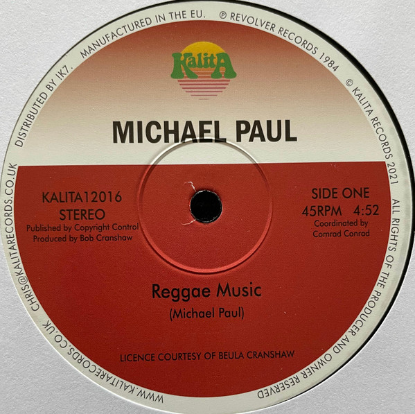 Michael Paul - Reggae Music | Kalita Records (KALITA12016)