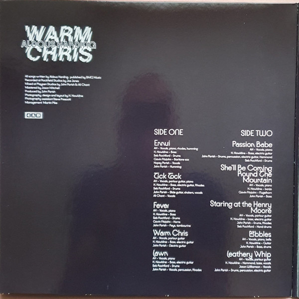 Aldous Harding - Warm Chris | 4AD (4AD0391LP) - 2
