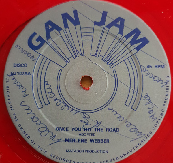 Bobby Brown / Merlene Webber - I Won't Cry / Once You Hit The Road | Gan-Jam Music (GJ107) - 4 Bobby Brown / Merlene Webber - I Won't Cry / Once You Hit The Road | Gan-Jam Music (GJ107) - 4