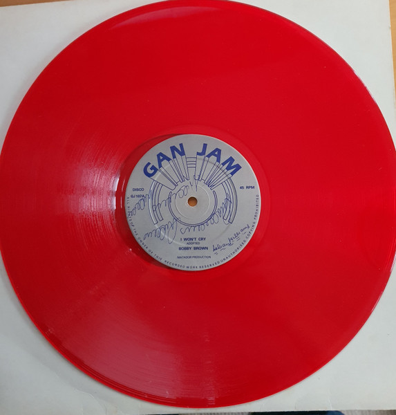 Bobby Brown / Merlene Webber - I Won't Cry / Once You Hit The Road | Gan-Jam Music (GJ107) - main Bobby Brown / Merlene Webber - I Won't Cry / Once You Hit The Road | Gan-Jam Music (GJ107) - main