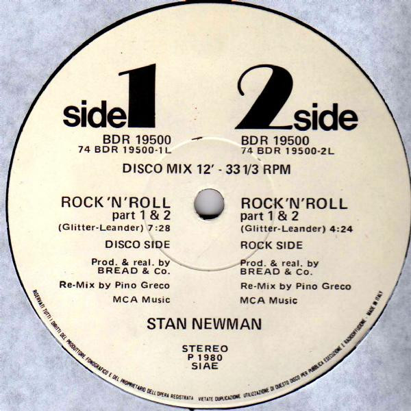 Stan Newman - Rock 'N' Roll (Part 1 & 2) | Bread Records (BDR 19500)