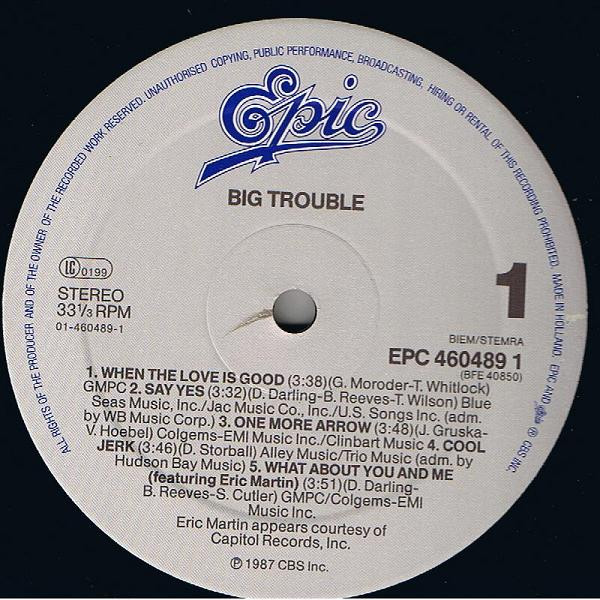 Big Trouble - Big Trouble | Epic (EPC 460489 1) - 3