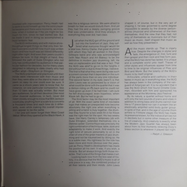 The Modern Jazz Quartet - Modern Jazz Quartet | Prestige (HB 6041) - 3