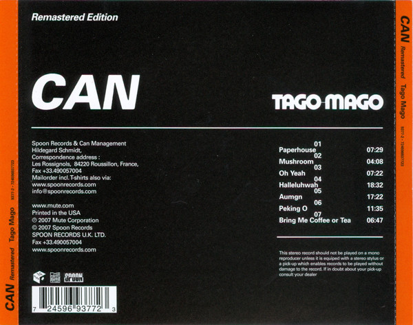 Can - Tago Mago | Mute (9377-2) - 2