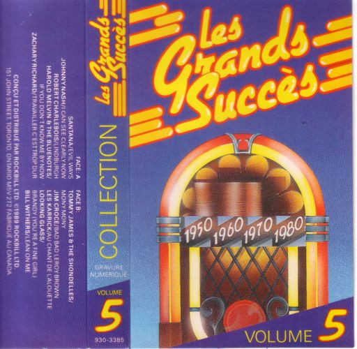 Various - Collection Les Grands Succès 1950 1960 1970 1980 Volume 5 [Cassette] | EMCI/Rockbill Ltd. (930-3385) - 2
