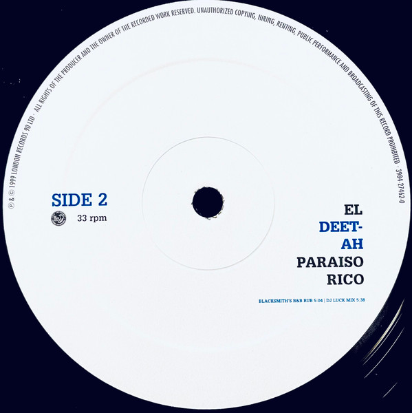 Deetah - El Paraiso Rico | FFRR (3984-27462-0) - 4