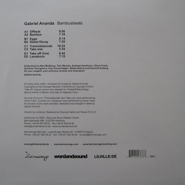 Gabriel Ananda - Bambusbeats | Karmarouge (KR 24) - 2