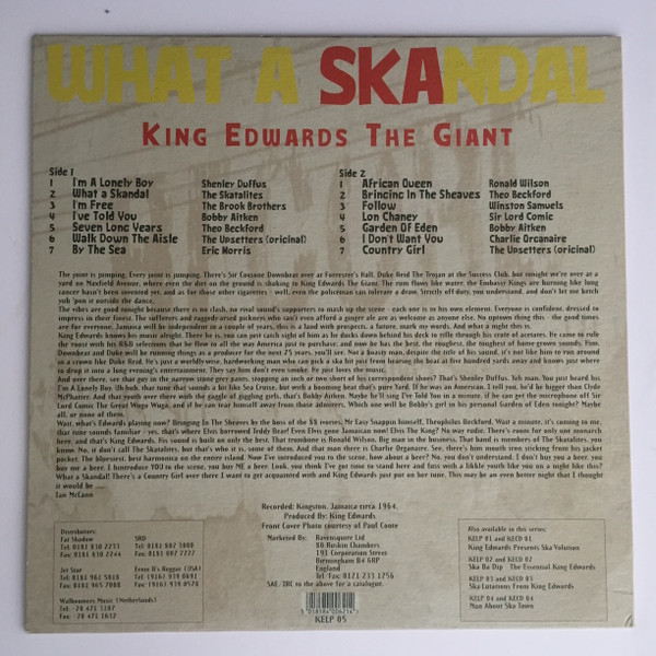 Various - What A Skandal - King Edwards The Giant | King Edwards (KELP 05) - 2 Various - What A Skandal - King Edwards The Giant | King Edwards (KELP 05) - 2