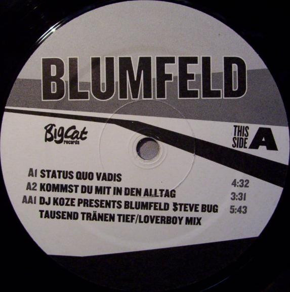 Blumfeld - Status Quo Vadis | Big Cat (RTD347.0068.0) Blumfeld - Status Quo Vadis | Big Cat (RTD347.0068.0)