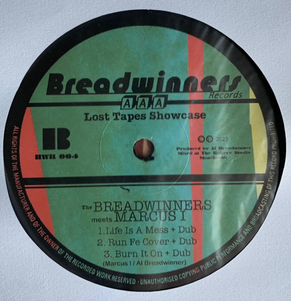 The Breadwinners  &  Marcus I - Lost Tapes Showcase (Limited LP) | Breadwinners Records (BWR004) - 4
