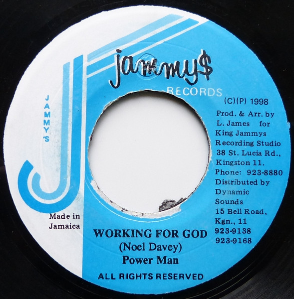 Powerman - Working For God | Jammy's Records (none) - main
