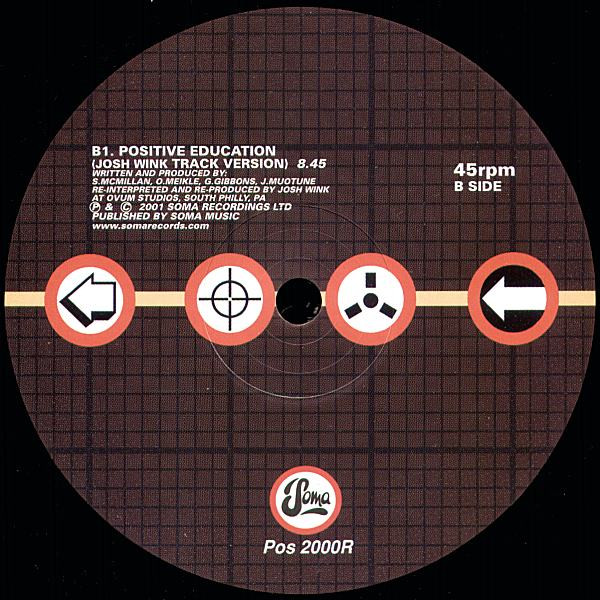 Slam - Positive Education (Josh Wink Remixes) | Soma Quality Recordings (Pos 2000R) - 2