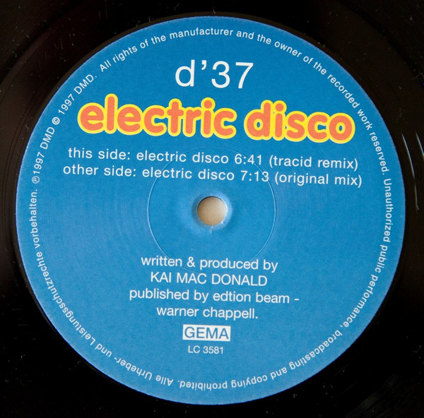 Computer Controlled - Electric Disco | Mania D'partment (d'37) - 3