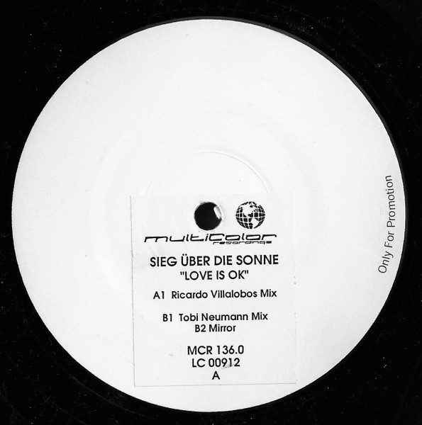 Sieg Über Die Sonne - Love Is OK | Multicolor Recordings (MCR 136.0) Sieg Über Die Sonne - Love Is OK | Multicolor Recordings (MCR 136.0)