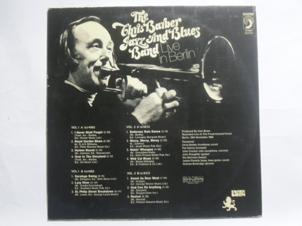 Chris Barber - In East Berlin - Vol. 1 | Black Lion Records ((S) 4262) - 2