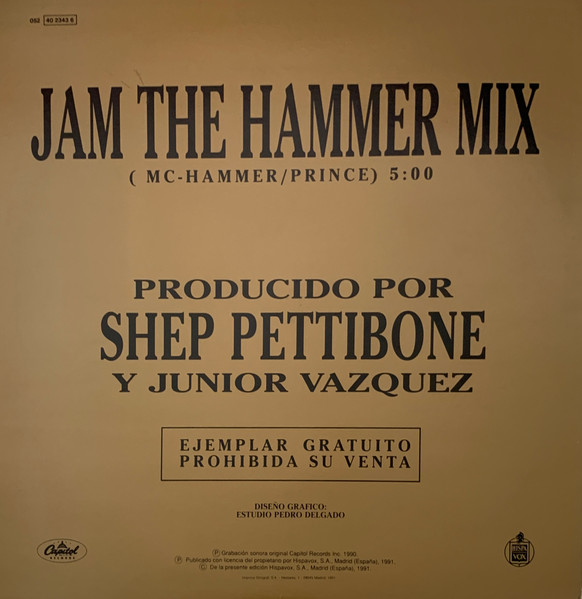 MC Hammer - Pray | Capitol Records (052 40 2343 6) - 2 MC Hammer - Pray | Capitol Records (052 40 2343 6) - 2