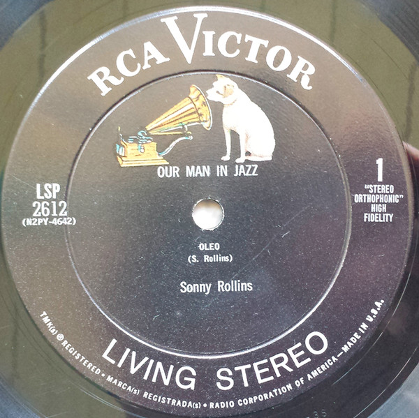 Sonny Rollins - Our Man In Jazz | RCA Victor (LSP-2612) - 2