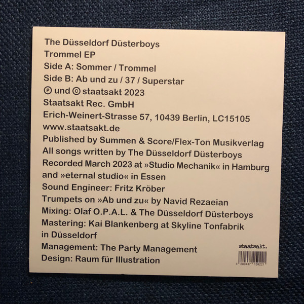 The Düsseldorf Düsterboys - Trommel Ep | Staatsakt. (AKTSIE227) - 2