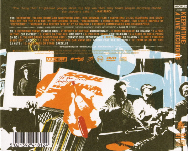 Various - Keepintime: A Live Recording | Ninja Tune (ZEN CD111) - 3 Various - Keepintime: A Live Recording | Ninja Tune (ZEN CD111) - 3