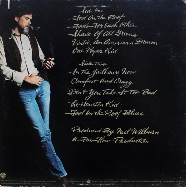 Guy Clark - Guy Clark | Warner Bros. Records (BSK 3241) - 2