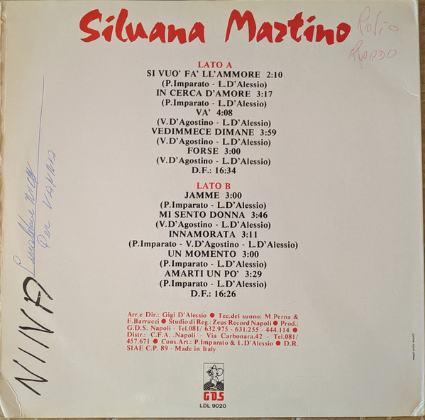Silvana Martino - Silvana Martino | GDS (LDL 9020) - 2