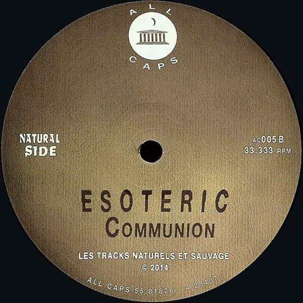 Bluntman Deejay - Esoteric (Real) EP | All Caps (AC005)