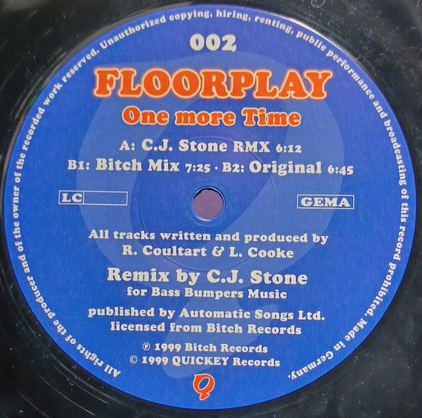 Floorplay - One More Time | Quickey Records (002)