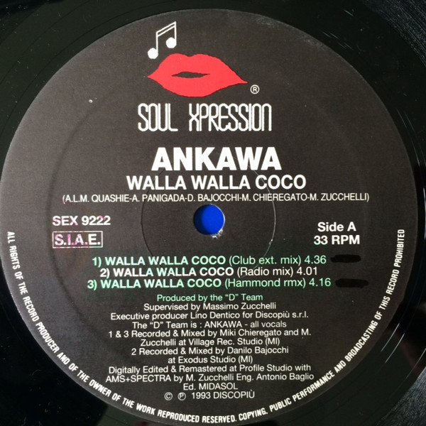 Ankawa - Walla Walla Coco | Soul Xpression (SEX 9222) - 3 Ankawa - Walla Walla Coco | Soul Xpression (SEX 9222) - 3