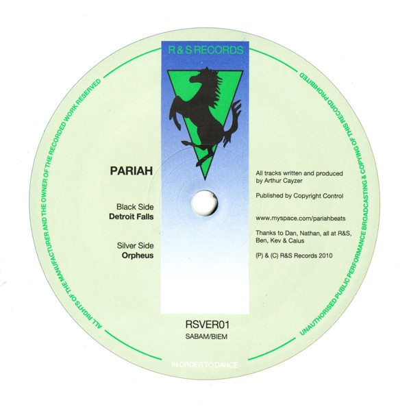 Pariah - Detroit Falls / Orpheus | R & S Records (RSVER01)