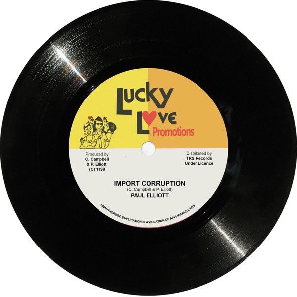 Paul Elliot - Import Corruption | Lucky Love Promotions (TRS-LL-1) - main Paul Elliot - Import Corruption | Lucky Love Promotions (TRS-LL-1) - main