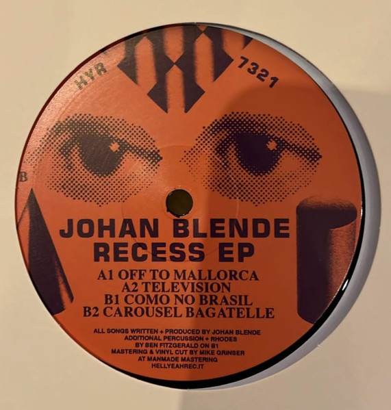 Blende - Recess Ep | Hell Yeah Recordings (HYR 7321)